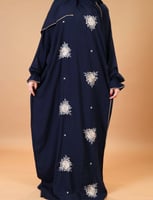 ثوب صلاة مطرز كحلي