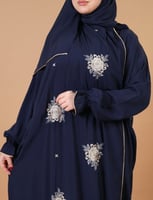 ثوب صلاة مطرز كحلي