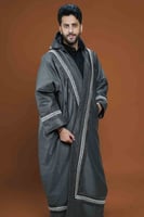 فروه رجاليه شتوية - فروة خزامى لون رصاصي