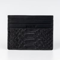 محفظة بطاقات بايثون اسود