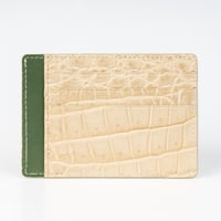 محفظة بطاقات تمساح بيج