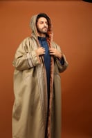 فروه شتوية رجاليه - فروة العارض لون كموني