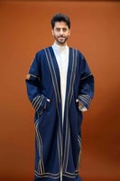 فروة الموسم وجهين أزرق