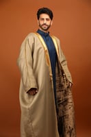 فروه رجاليه شتوية - فروة البشت لون كموني