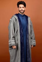 فروة شتوية رجالية رصاصي - فروة سما