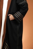 فروه وجهين رجاليه شتوية - سجنتشر اسود