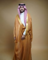 بشت ملكي زعفراني