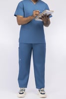 سكرب كلاسيك للجنسين تركوازي