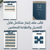 قالب ملف إنجاز المعلم ( 1447هـ- 2025م ) متكامل + س...
