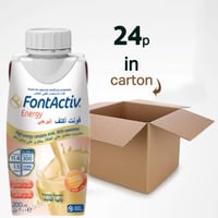 فونت أكتيف انرجي مكمل غذائي بالفانيلا 200مل× 24 عب...
