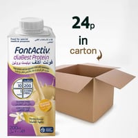 فونت أكتيف ديابست مكمل غذائي بالفانيلا 200مل× 24 ع...