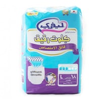 كلوت ليفري lifree للبالغلين 18 حبة - L