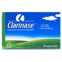كلارينيز لاعراض البرد والانفلونزا والحساسية 14 قرص