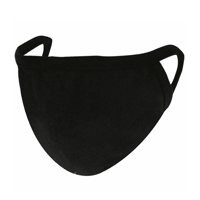 درزن كمامة قطنية 100% أسود