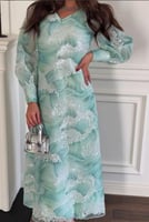 فستان نجدي مع شك وخرز