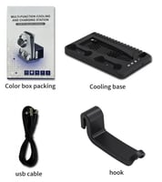 YLW P58 P5 حامل PS5 التبريد مع RGB