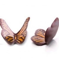 ديكور شوكولاتة على شكل فراشة 120 حبة
