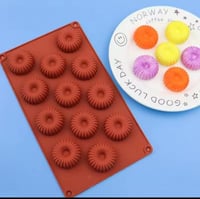 قالب سيلكون دائري مخطط