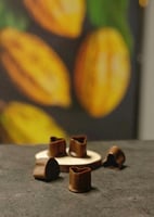 كرتون أكواب شوكولاتة ميني سداسي 500قطعة