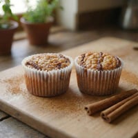 كب كيك القرفه