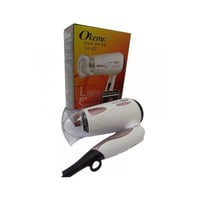 مجفف شعر اوكيما OK-402 أسطواني 1900W خفيف ومحمول أ...