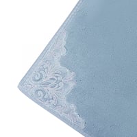 طقم دعاسات مطرزة Bianca لون أزرق