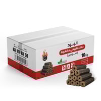 مجموعة 12 كرتون حطب طبيعي مضغوط (سودس) 10 كيلو