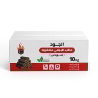 مجموعة 6 كرتون حطب طبيعي مضغوط (سودس) 10 كيلو