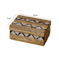 طقم مبخرة صدف وخشب أبولو