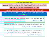 كيمياء ثاني ثانوي-الفصل الدراسي الأول