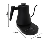 غلاية قهوة كهربائية ابريق تقطير ذكي سعة 800 مل