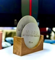 قاعدة خشبية لحلقات البك سكرين