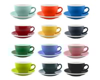 كوب قهوة مختصة سيراميك مع صحن سعة 200 مل