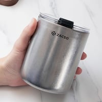 كوب قهوة بجدار مزدوج حافظ للحرارة ستيل 360 مل