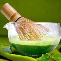 وعاء خلط ماتشا زجاجي