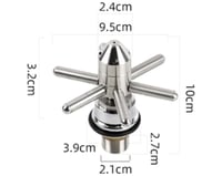 رينزر دوار بدون حوض مغسلة لشطف وتنظيف الاكواب