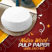 ورق مقلاة هوائية عدد 50 قطعه ابيض مقاس 20cm×45cm