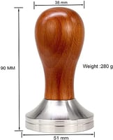 مكبس تامبر اسبريسو مقاس 51MM