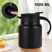 ابريق تقديم حافظ للحرارة 1000 مل مع مقياس حرارة اس...