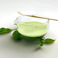 وعاء خلط ماتشا زجاجي