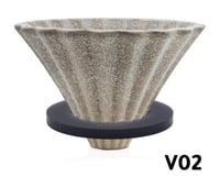 قمع سيراميك مقاس 2-4 اكواب متوافق مع فلاتر V02 و 1...