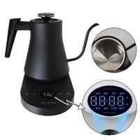 غلاية قهوة مختصة V60 مع طاحونة كهربائية