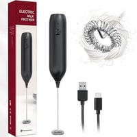 خلاط صغير لصنع رغوة القهوة و الحليب قابل لاعادة ال...