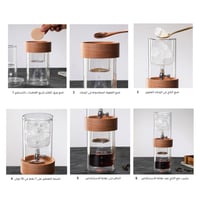 صانعة القهوة الباردة كولد برو بجدار عزل حراري مزدو...