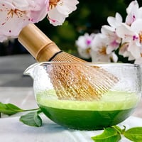 وعاء خلط ماتشا زجاجي