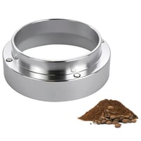 حلقة قهوة مقاس 53 مم لون فضي