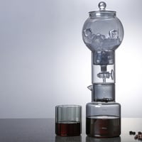 محضرة القهوة الباردة كولد برو الزجاجية اسود