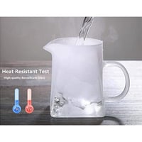 ابريق زجاجي لتقديم الشاي و القهوة 750 مل