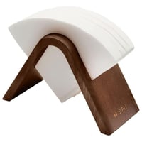 حامل فلتر القهوة قاعدة ترشيح فلاتر قهوة خشبي بني