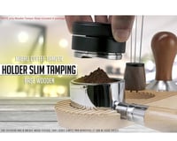 قاعدة كبس القهوة خشبية مقاس 51 و 53 و 58 مم